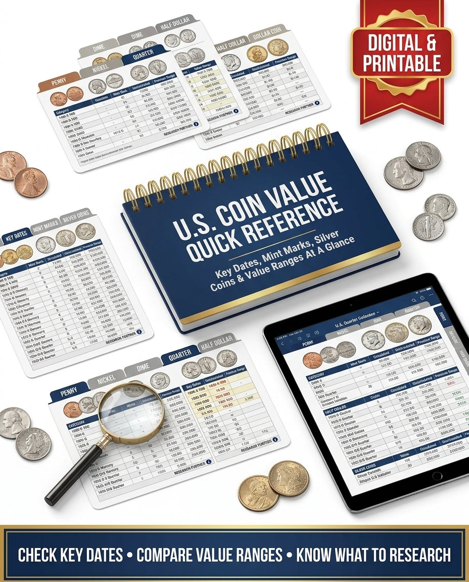 U.S. Coin Value Quick Reference