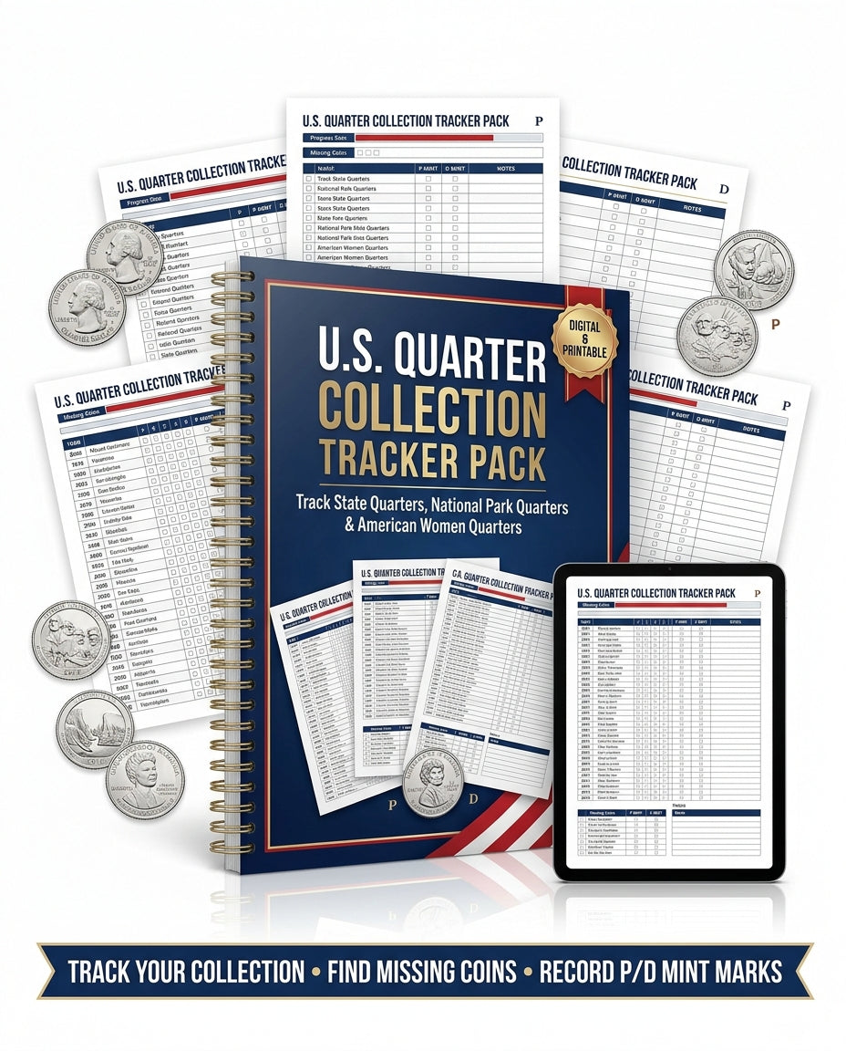 U.S. Quarter Collection Tracker Pack