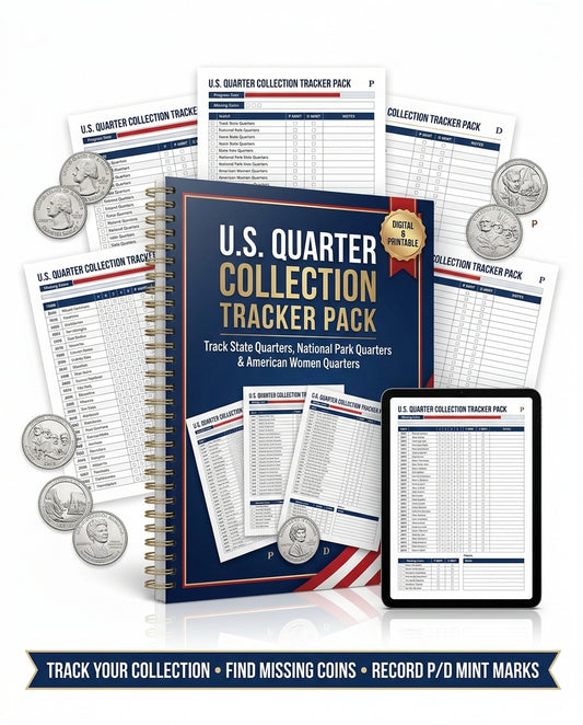 U.S. Quarter Collection Tracker Pack