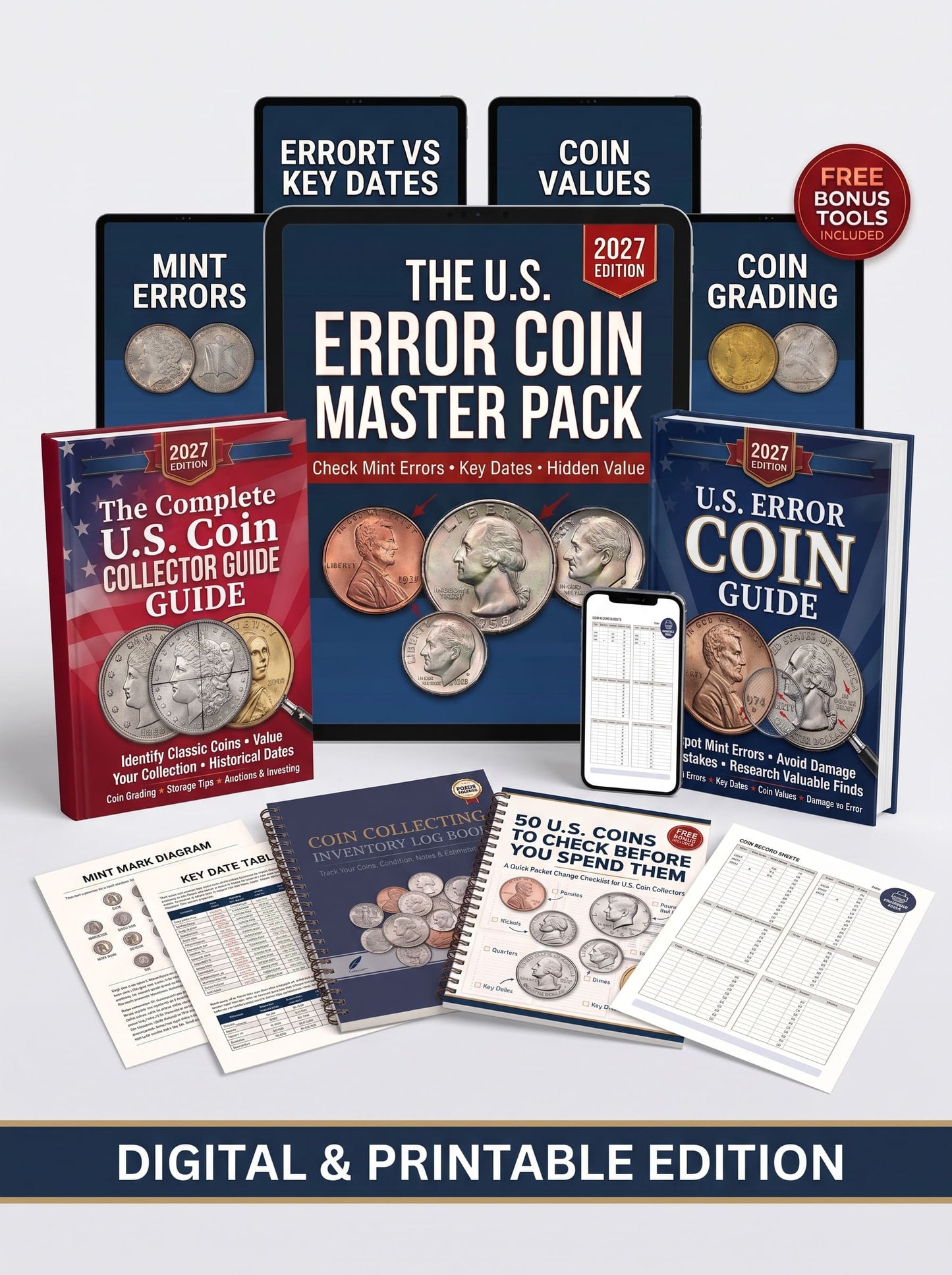 The U.S. Error Coin Master Pack